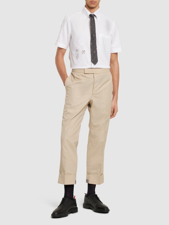 LuisaViaRoma Thom BrowneCamicia In Cotone Con Bottoni