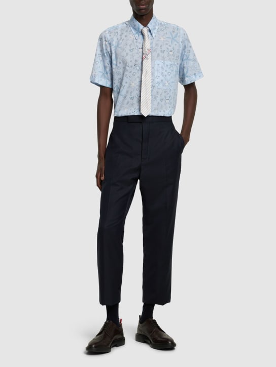 LuisaViaRoma Thom BrowneCamicia In Cotone Con Bottoni