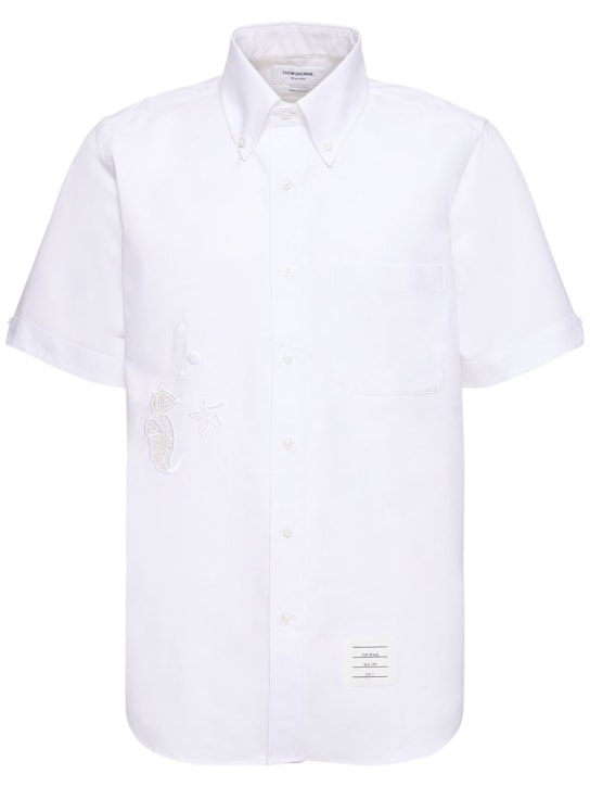 LuisaViaRoma Thom BrowneCamicia in cotone con bottoni