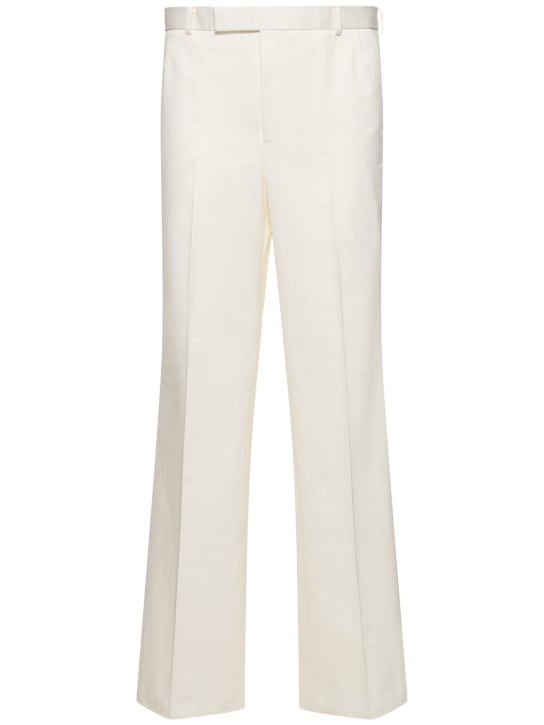 LuisaViaRoma Thom BrownePantaloni vita bassa in cotone