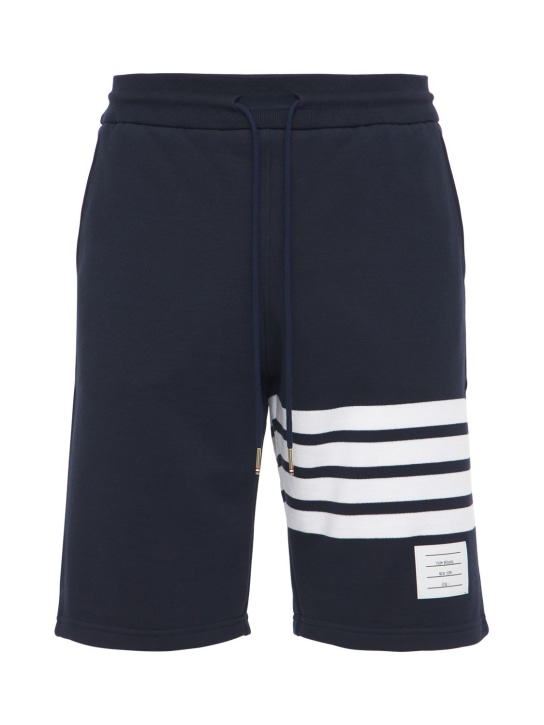 LuisaViaRoma Thom BrowneShorts 4-Bar in jersey di cotone