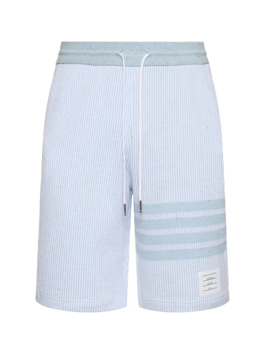 LuisaViaRoma Thom BrowneShorts in felpa di cotone e seta