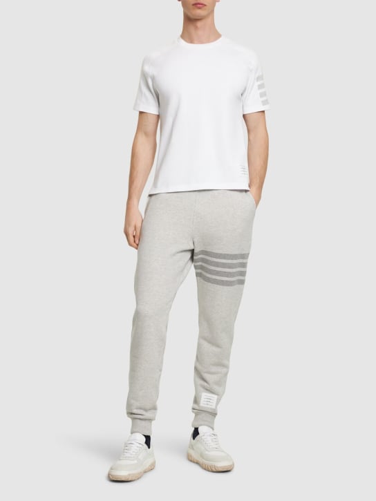 LuisaViaRoma Thom BrowneT-shirt 4-Bar In Jersey Di Cotone