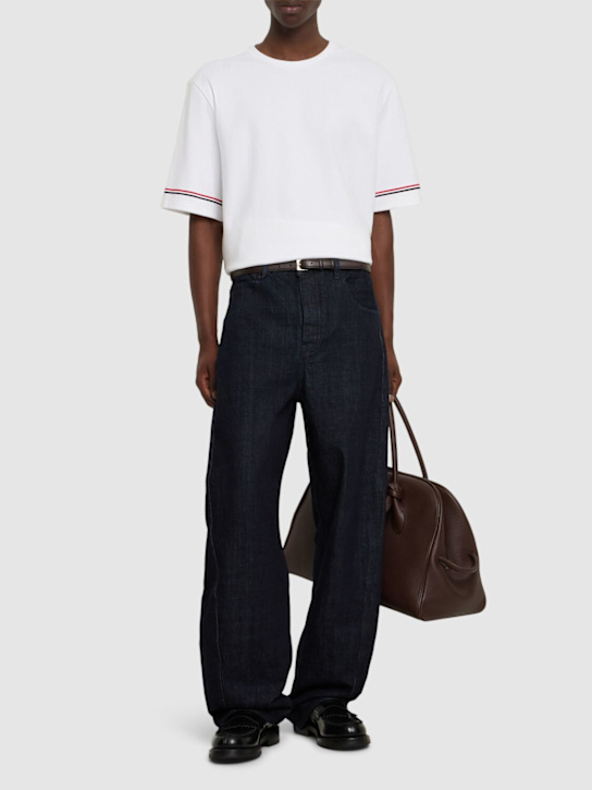 LuisaViaRoma Thom BrowneT-shirt Rugby Fit In Cotone