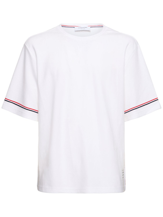 LuisaViaRoma Thom BrowneT-shirt rugby fit in cotone