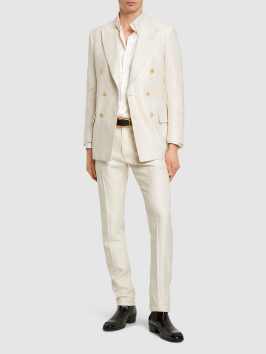 LuisaViaRoma Tom FordBlazer Atticus In Seta E Cotone