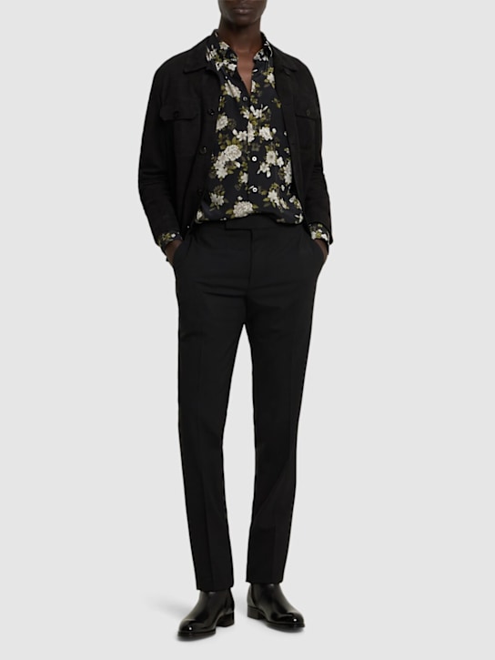 LuisaViaRoma Tom FordCamicia Hendrix In Seta Crepe De Chine A Fiori