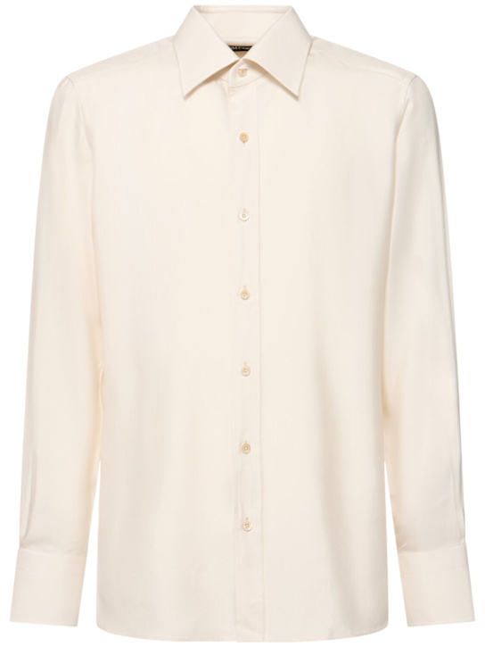 LuisaViaRoma Tom FordCamicia in twill di misto seta