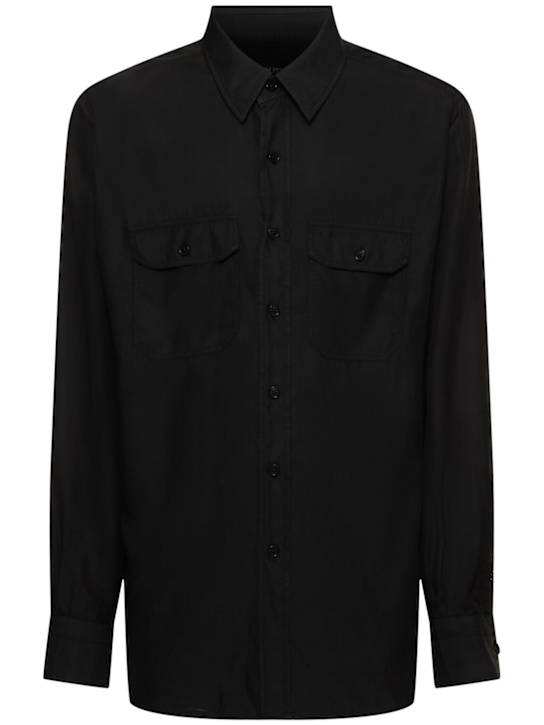 LuisaViaRoma Tom FordCamicia military in twill leggero
