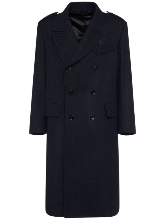 LuisaViaRoma Tom FordCappotto lungo Officer spigato