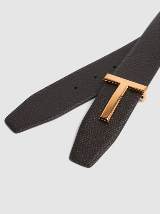 LuisaViaRoma Tom FordCintura Reversibile In Pelle Martellata 4cm