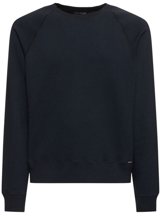 LuisaViaRoma Tom FordFelpa in cotone tinto in capo effetto vintage