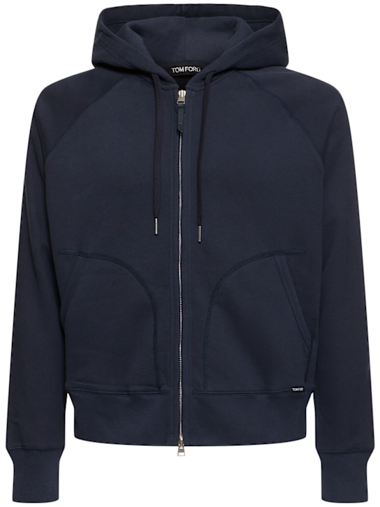 LuisaViaRoma Tom FordFelpa in misto cotone con zip e cappuccio