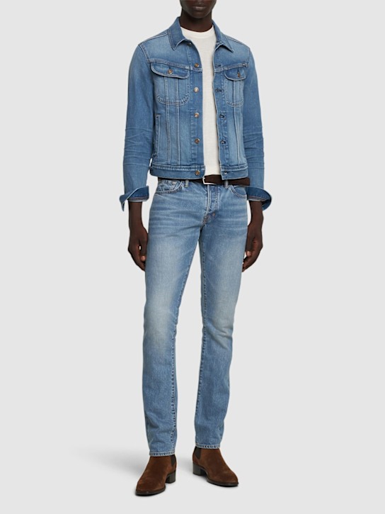 LuisaViaRoma Tom FordGiacca Broken In Twill Di Denim
