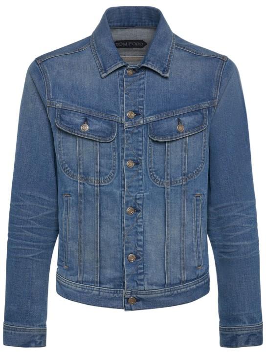 LuisaViaRoma Tom FordGiacca Broken in twill di denim