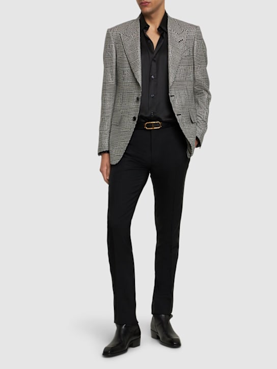 LuisaViaRoma Tom FordGiacca Graphic Pow In Misto Lana