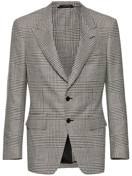 LuisaViaRoma Tom FordGiacca Graphic Pow in misto lana