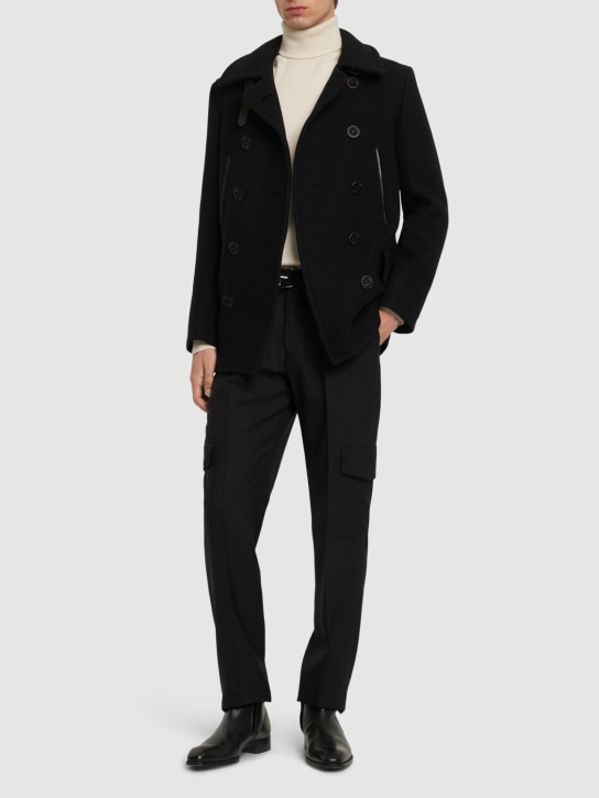 LuisaViaRoma Tom FordGiacca In Misto Lana Melton Giapponese