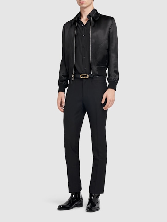 LuisaViaRoma Tom FordGiacca Reversibile In Raso Di Seta