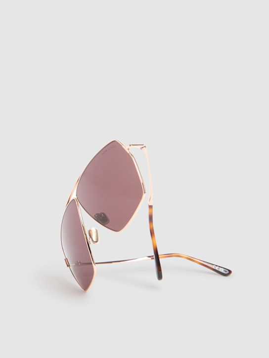 LuisaViaRoma Tom FordOcchiali Da Sole Stella Quadrati In Metallo