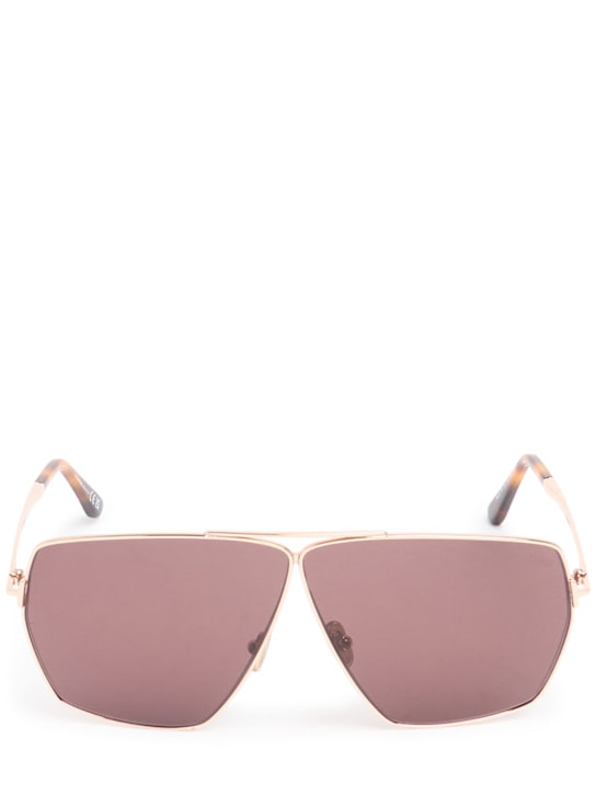 LuisaViaRoma Tom FordOcchiali da sole Stella quadrati in metallo