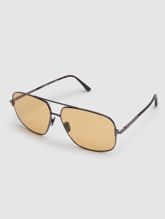 LuisaViaRoma Tom FordOcchiali Da Sole Tex Aviator In Metallo