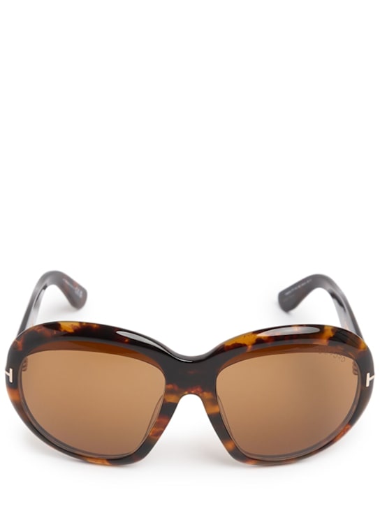 LuisaViaRoma Tom FordOcchiali da sole tondi Angelica in acetato