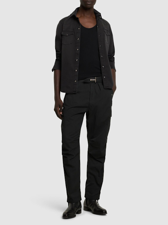LuisaViaRoma Tom FordPantaloni Cargo Enzyme In Twill Di Cotone