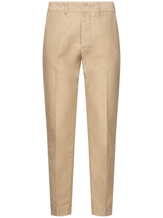 LuisaViaRoma Tom FordPantaloni chino in raso di cotone spazzolato