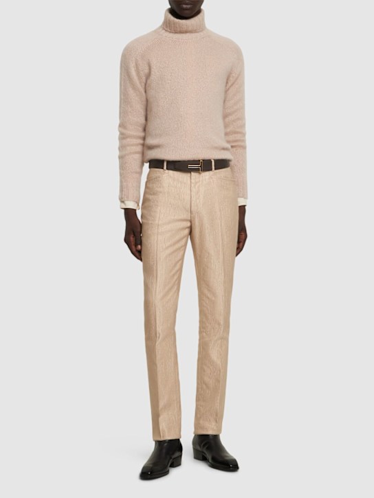 LuisaViaRoma Tom FordPantaloni Dritti In Seta E Cotone Vintage
