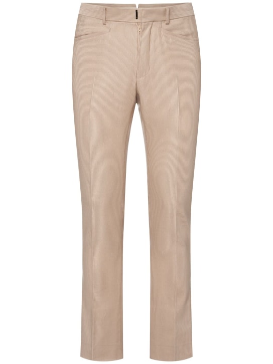 LuisaViaRoma Tom FordPantaloni dritti in seta e cotone vintage