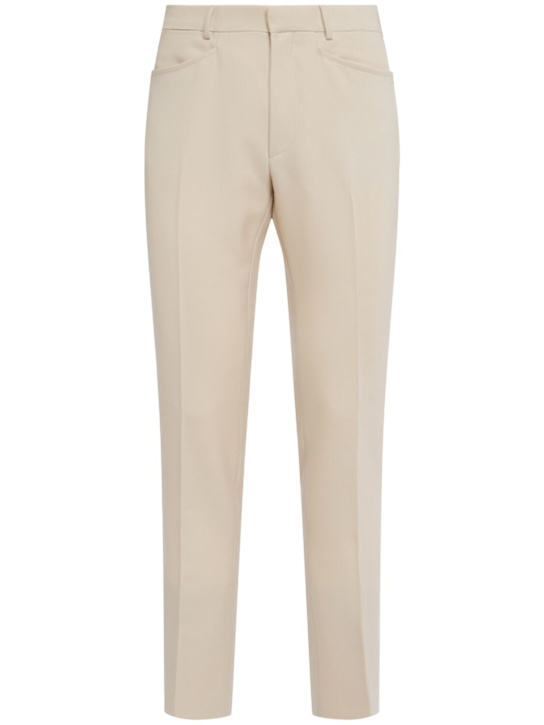 LuisaViaRoma Tom FordPantaloni Dyllan in twill di misto mohair