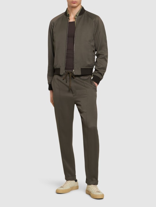 LuisaViaRoma Tom FordPantaloni Jogger In Cady Di Misto Viscosa