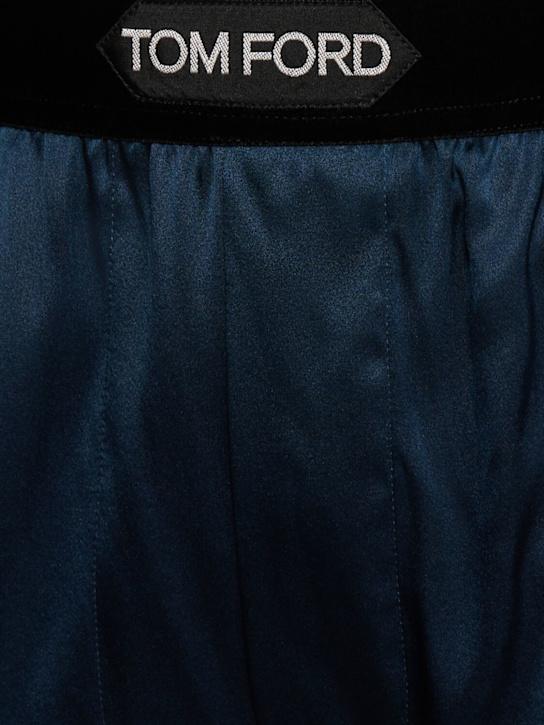 LuisaViaRoma Tom FordPantaloni Pigiama In Raso Di Seta