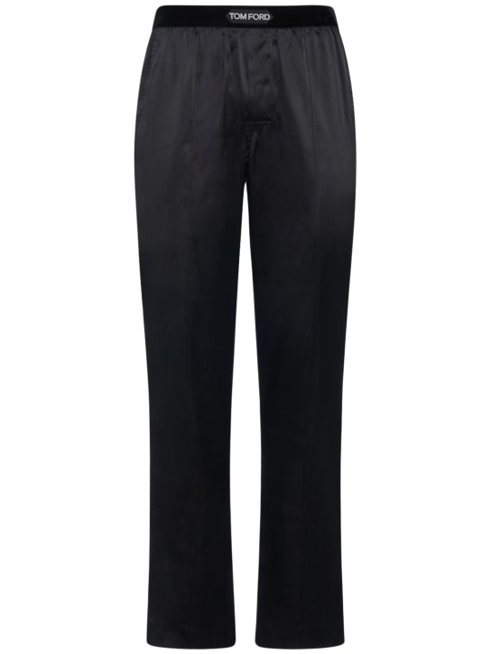 LuisaViaRoma Tom FordPantaloni pigiama in raso di seta