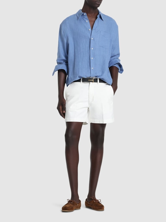 LuisaViaRoma Tom FordShorts In Raso Di Cotone Pettinato
