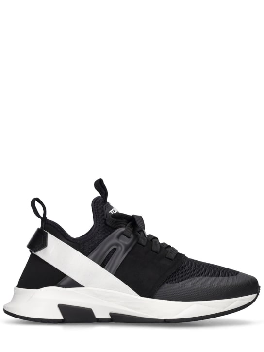 LuisaViaRoma Tom FordSneakers low top Alcantara in techno e pelle