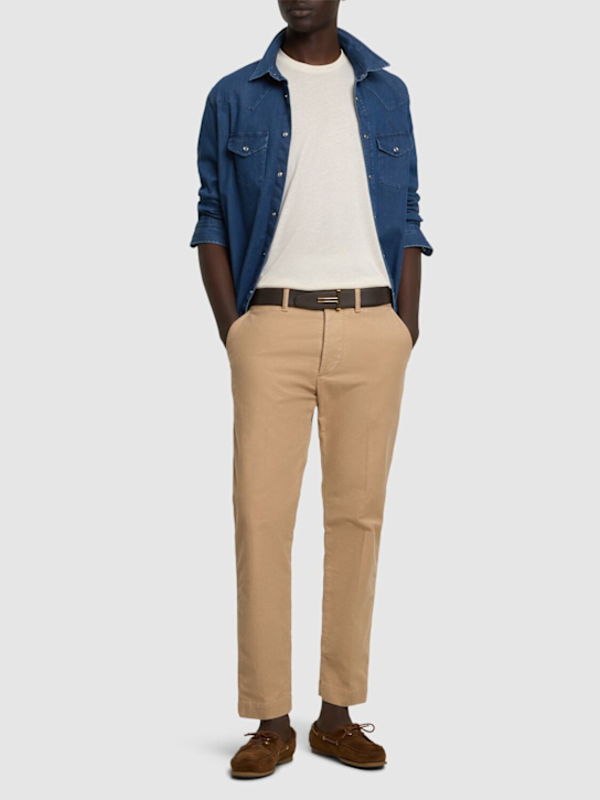 LuisaViaRoma Tom FordT-shirt Girocollo In Cotone Mélange