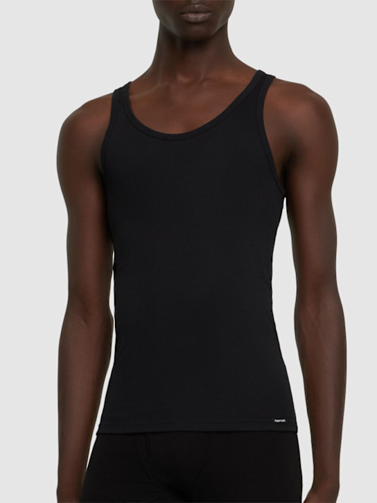 LuisaViaRoma Tom FordTank Top In Cotone E Modal A Costine