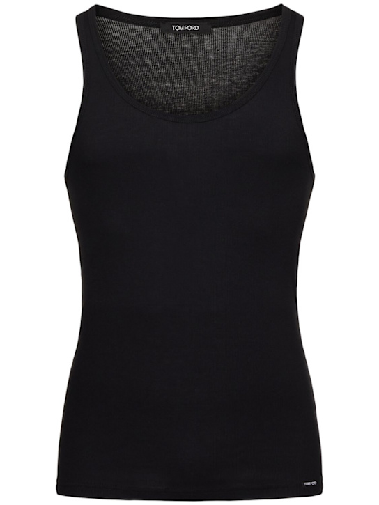 LuisaViaRoma Tom FordTank top in cotone e modal a costine