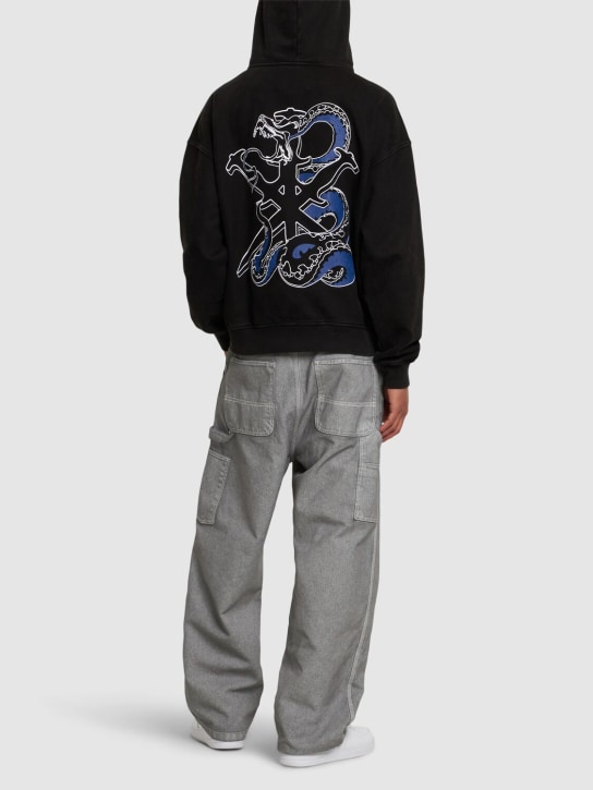 LuisaViaRoma UnknownFelpa Snake & Dagger In Misto Cotone