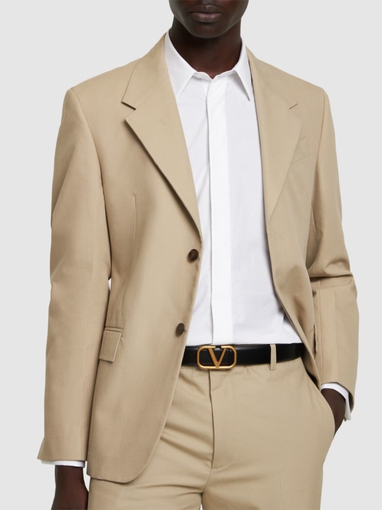 LuisaViaRoma Valentino GaravaniCintura In Pelle Con Logo 30mm