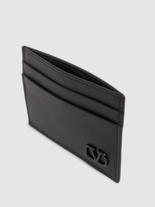 LuisaViaRoma Valentino GaravaniPorta Carte Di Credito In Pelle Con Logo