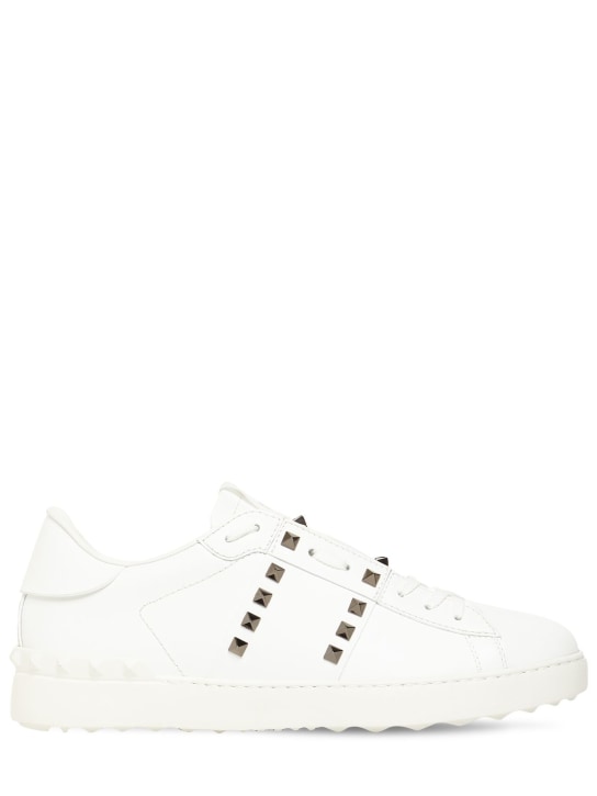 LuisaViaRoma Valentino GaravaniSneakers Open Rutenio in pelle con borchie