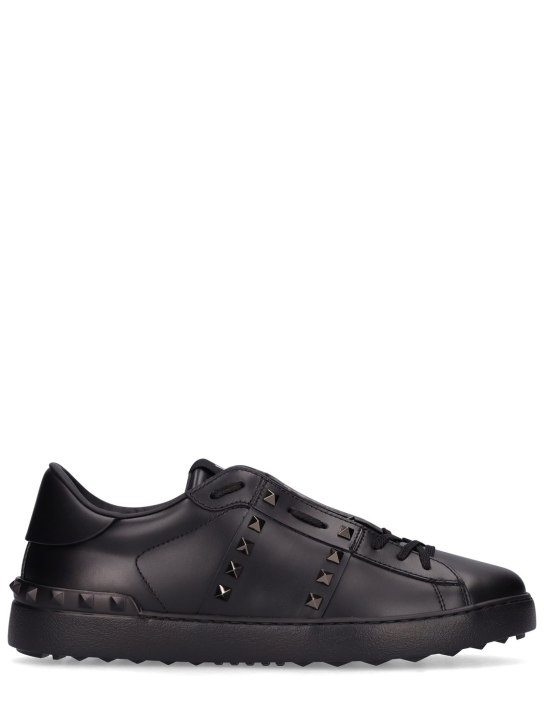 LuisaViaRoma Valentino GaravaniSneakers Open Rutenio in pelle con borchie