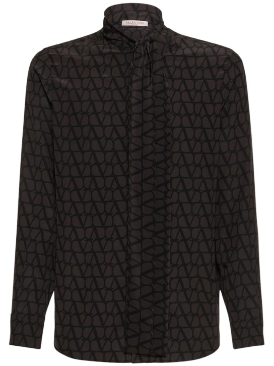 LuisaViaRoma ValentinoCamicia Toile Iconographe in crepe di seta
