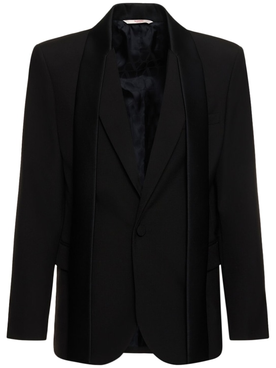 LuisaViaRoma ValentinoGiacca smoking sartoriale in lana