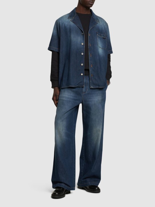 LuisaViaRoma ValentinoJeans Larghi In Denim Con Coulisse