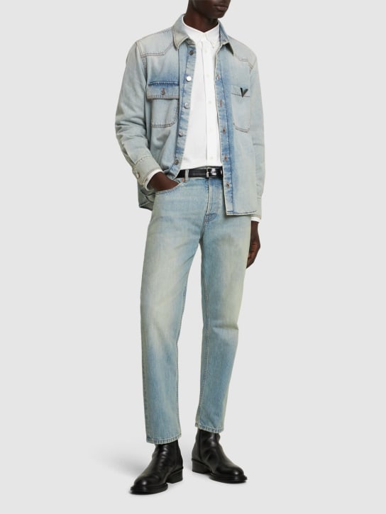 LuisaViaRoma ValentinoJeans Regular Fit In Denim Di Cotone
