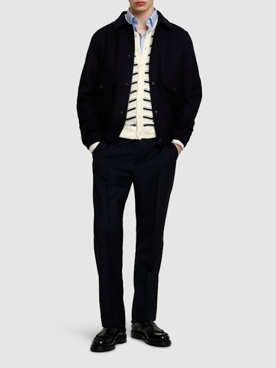 LuisaViaRoma ValentinoPantaloni Jogger In Lana E Mohair